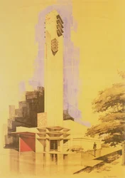 Pavillon des renseignements et du tourisme, 1925